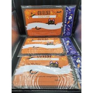 NIP Halloween Costume Awards 6 Different Certs, Funniest Scariest Colorful Cute
